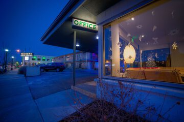 Front of property - evening/night