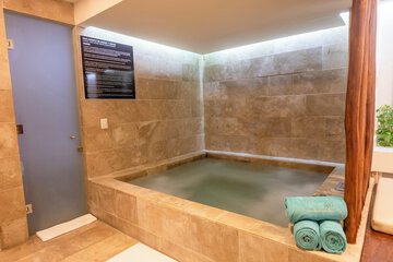 Indoor spa tub