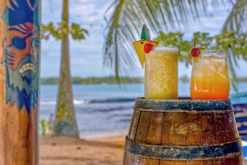 Poolside bar