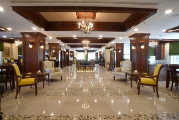 Lobby sitting area