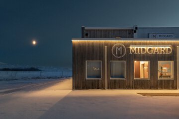 Front of property - evening/night