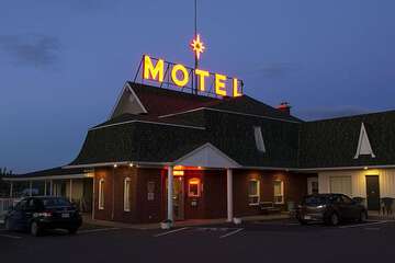 Front of property - evening/night