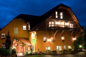 Front of property - evening/night