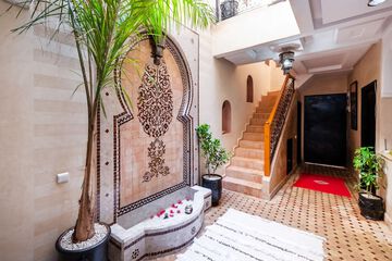 Interior entrance