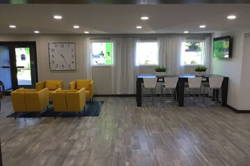 Lobby sitting area
