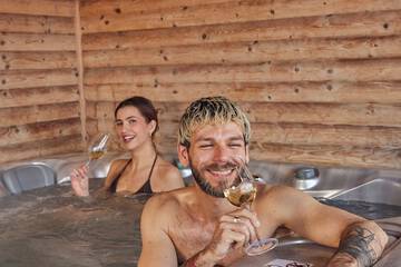 Private spa tub