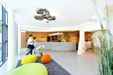 Interior entrance