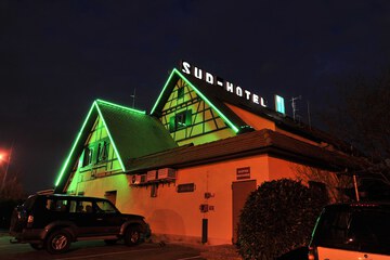 Front of property - evening/night