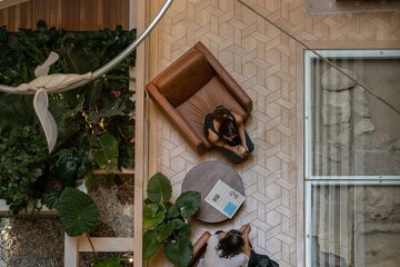 Lobby sitting area