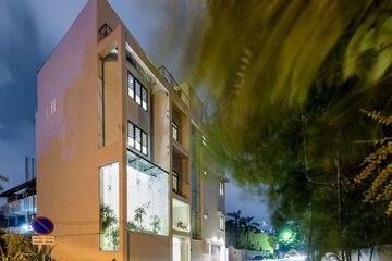 Front of property - evening/night