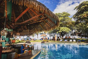Poolside bar