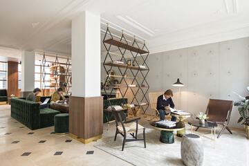 Lobby sitting area