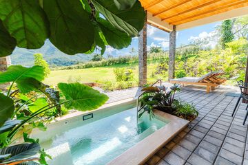 Private spa tub