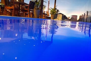 Rooftop pool