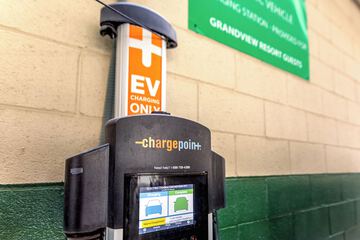 Electric vehicle charging station