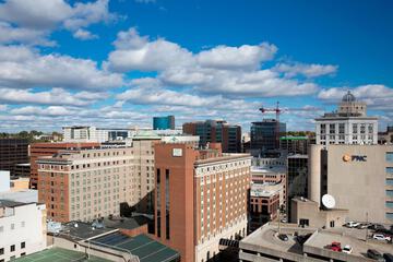 City view from property