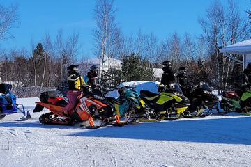 Snowmobiling