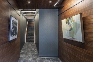 Interior entrance
