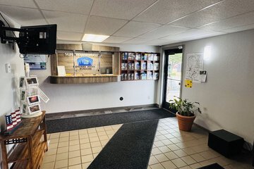 Check-in/check-out kiosk