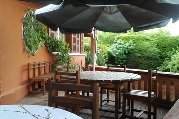 outside
