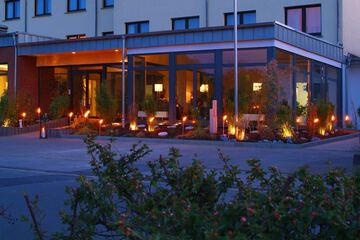 Front of property - evening/night