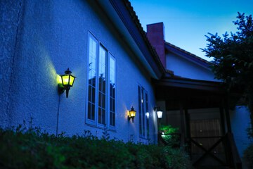 Front of property - evening/night