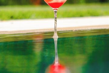 Poolside bar