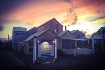 Front of property - evening/night