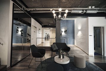 Lobby sitting area