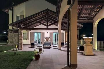 Front of property - evening/night