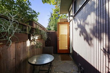 outside