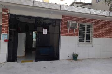 Interior entrance