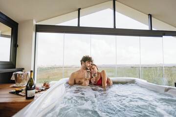 Private spa tub