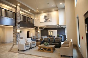 Lobby sitting area
