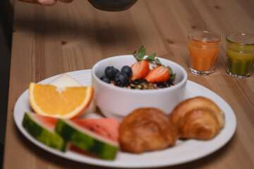 Breakfast meal