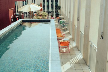 Rooftop pool