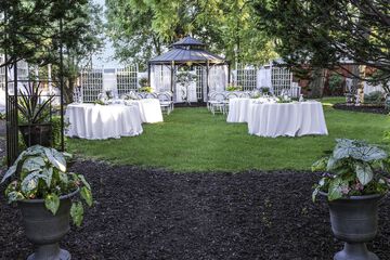 Outdoor wedding area