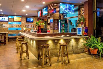 Poolside bar