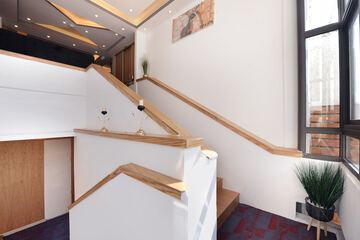 Interior entrance