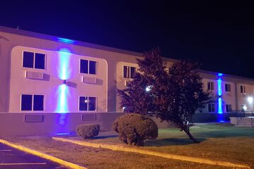 Front of property - evening/night