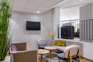 Lobby sitting area