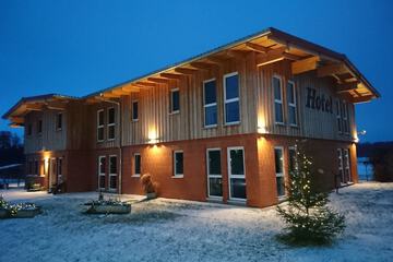 Front of property - evening/night
