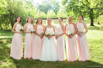 Outdoor wedding area