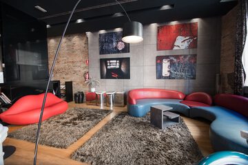 Lobby sitting area