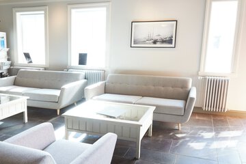 Lobby sitting area