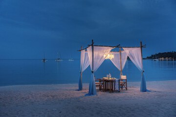 Couples dining