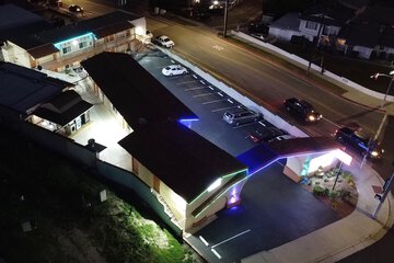 Front of property - evening/night