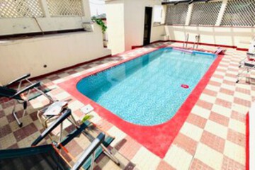 Rooftop pool