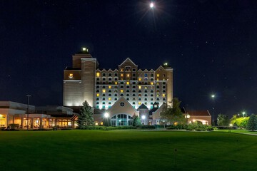 Front of property - evening/night