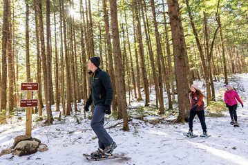 Snowshoeing